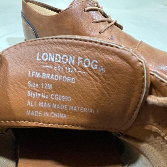 London Fog Mens Bradford Oxford Dress Shoes sz: 12